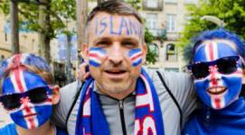 Fans Timnas Islandia